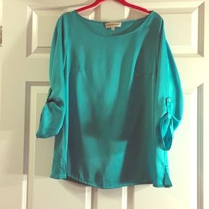 Evan-Picone Green Blouse